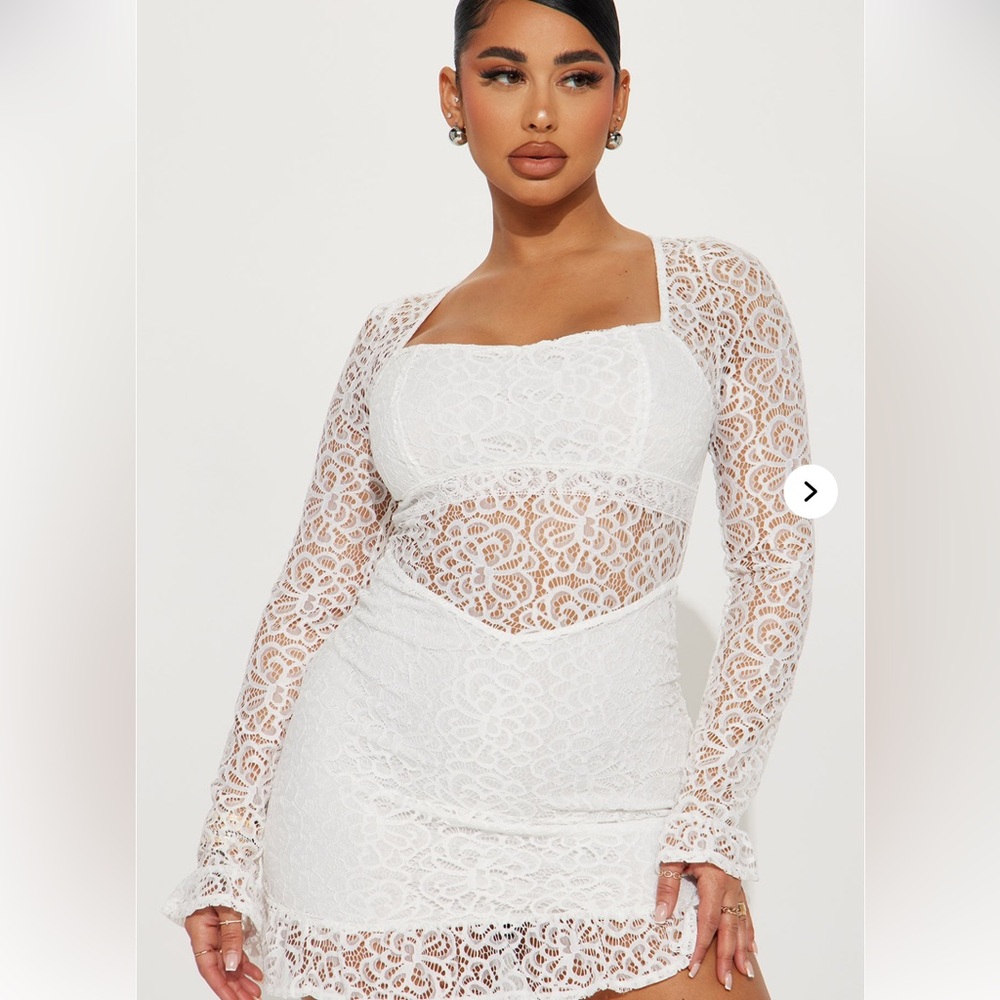 White Laced Dress